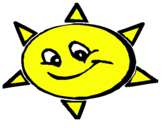 Dibujo Sol sonriente pintado por bbbbbbbbbb