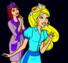 Dibujo Barbie con una corona de princesa pintado por eva4848