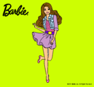 Dibujo Barbie informal pintado por meelu