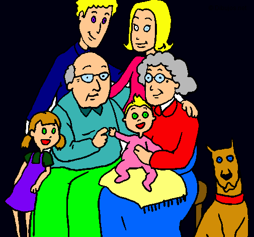 Dibujo Familia pintado por matiaspina