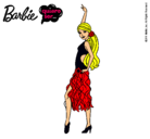 Dibujo Barbie flamenca pintado por chiqui-mon