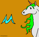 Dibujo Unicornio pintado por Haritz