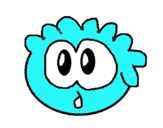 Dibujo Puffle 2 pintado por anakamila