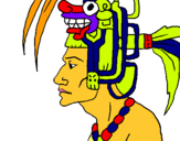 Dibujo Jefe de la tribu pintado por luUpitha