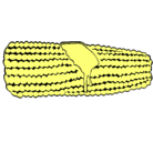 Dibujo Mazorca de maíz pintado por ILILIL