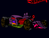 Dibujo Hot Wheels 10 pintado por blanalca