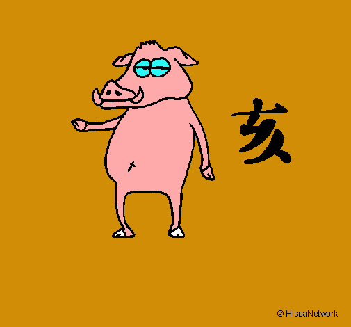 Dibujo Cerdo  pintado por Puchito