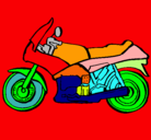 Dibujo Motocicleta pintado por saulititito