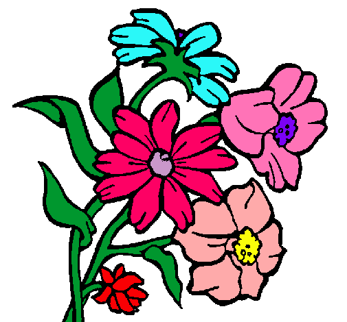 Dibujo Flores pintado por chofi