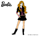 Dibujo Barbie juvenil pintado por joly