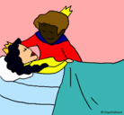 Dibujo La princesa durmiente y el príncipe pintado por lalalalalala