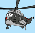 Dibujo Helicóptero al rescate pintado por irwin