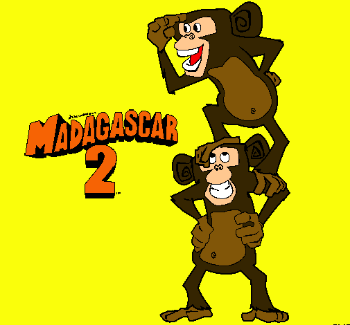 Madagascar 2 Manson y Phil