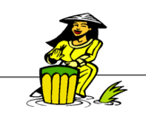 Dibujo Mujer tocando el bongó pintado por faXCC 