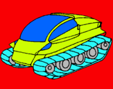 Dibujo Nave tanque pintado por hrhhikeghleh