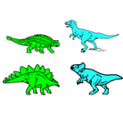 Dibujo Dinosaurios de tierra pintado por leopoldin