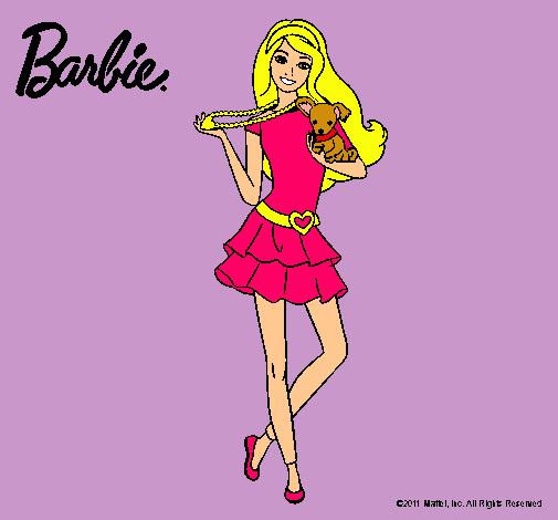 Barbie y su mascota