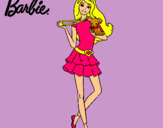Dibujo Barbie y su mascota pintado por johaani