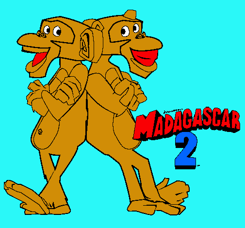 Madagascar 2 Manson y Phil 2