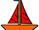 Dibujo Barco velero pintado por Feliciano