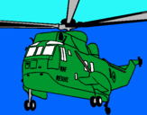 Dibujo Helicóptero al rescate pintado por culiaooo