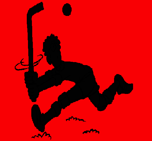 Dibujo Jugador de hockey sobre hierba pintado por 348ALEX