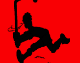 Dibujo Jugador de hockey sobre hierba pintado por 348ALEX