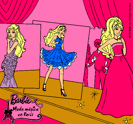 Barbie, desfilando por la pasarela