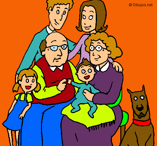 Dibujo Familia pintado por la_morena