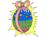 Dibujo Huevo de pascua brillante pintado por rqlopezg