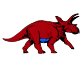 Dibujo Triceratops pintado por kkkkkkkkk