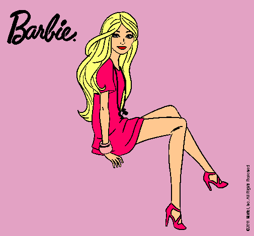 Barbie sentada