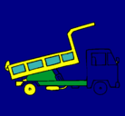 Dibujo Camión de carga pintado por cruopi