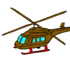Dibujo Helicóptero  pintado por lichan