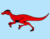Dibujo Velociraptor pintado por VALENYFRAN