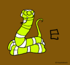 Dibujo Serpiente pintado por jesusdanie