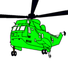 Dibujo Helicóptero al rescate pintado por WASCAR