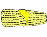 Dibujo Mazorca de maíz pintado por eioldisbcpmc