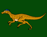 Dibujo Velociraptor pintado por velosirrapto