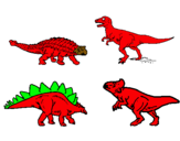 Dibujo Dinosaurios de tierra pintado por oscarin1