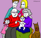 Dibujo Familia pintado por kmjrhjrj