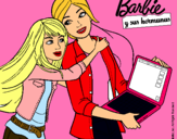 Dibujo El nuevo portátil de Barbie pintado por tatis7000