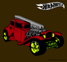 Dibujo Hot Wheels 6 pintado por chayote