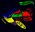 Dibujo Hot Wheels 8 pintado por CALAVERA  A