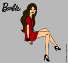 Dibujo Barbie sentada pintado por criistiinn