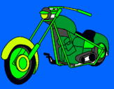 Dibujo Moto pintado por estiven