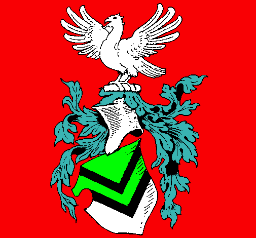 Escudo de armas y aguila 