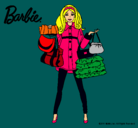 Dibujo Barbie de compras pintado por amalia