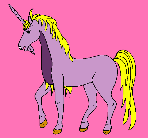 Dibujo Unicornio II pintado por valAmor