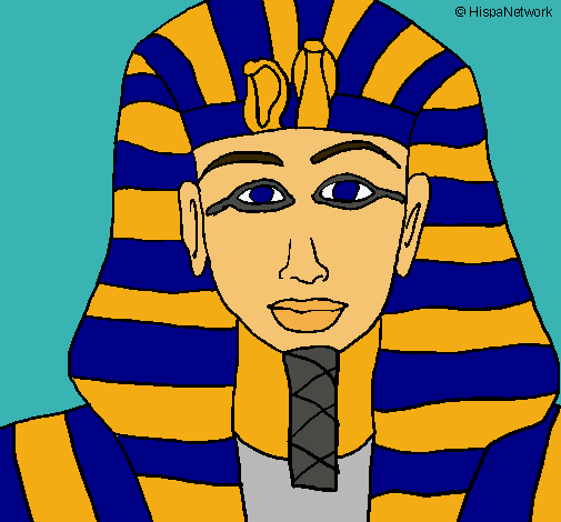 Dibujo Tutankamon pintado por Dan12